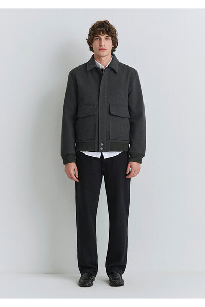 Mavi Wool Blend Anthracite Jacket Regular Fit / Regular Cut 0110658-80023