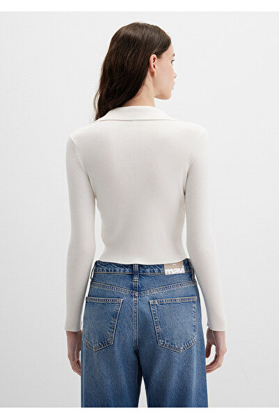 Mavi Ecru Knitwear Polo 1710802-70057