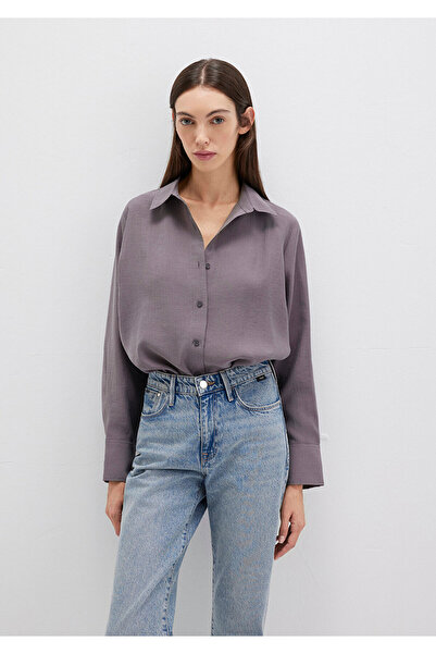 Mavi Μωβ Tencel TM Liyosel πουκάμισο Loose Fit / Χαλαρή Άνετη Κοπή 1211373-90721