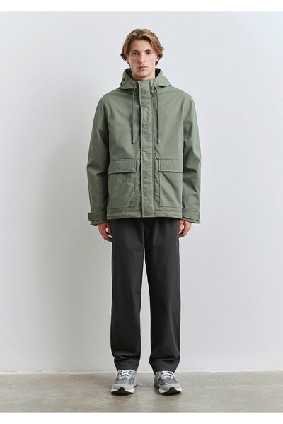 Mavi Hooded Green Coat 0110620-80692