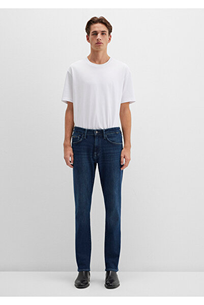 Mavi Marcus Lux Black Gölgeli Nachtblau Jeanshose 0035190824