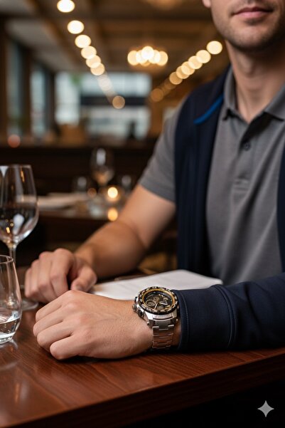 Skmei Sewor Watch Digital And Analog Men's Wristwatch