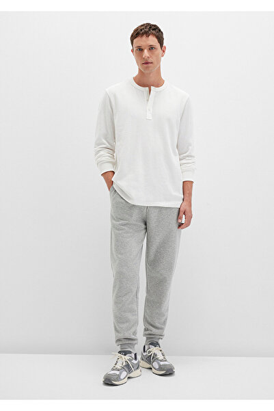 Mavi Μπλουζάκι με μακριά μανίκια εκρού Loose Fit / Loose Comfortable Cut 0613115-70057