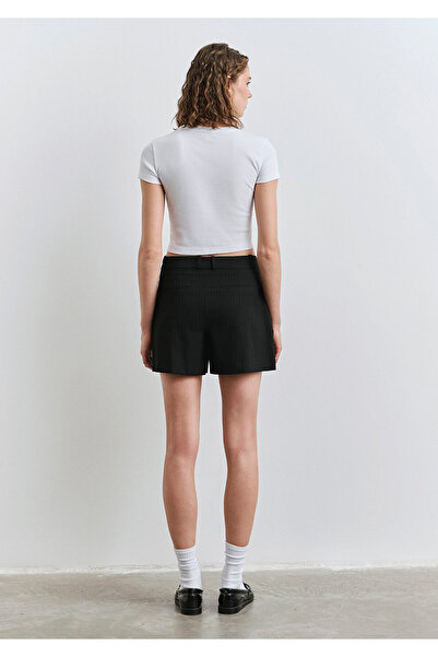 Mavi Striped Black Shorts 1410217-85353