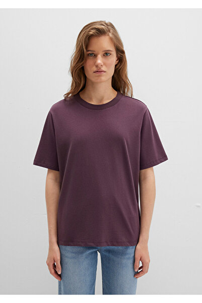 Mavi Biskilet Yaka Purple Basic T-Shirt Regular Fit / Normal Cut 1600955-70434