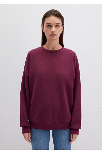 Mavi Lux Touch Tencel Tm Modal Burgundy Sweatshirt 168837-70426