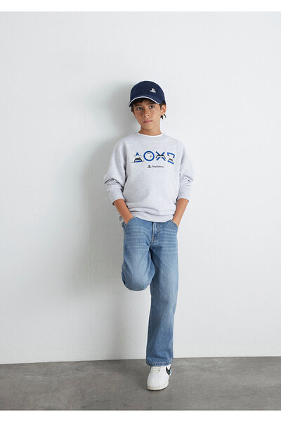 Mavi Playstation Printed Gray Sweatshirt 6S10132-88467