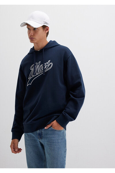 Mavi Світшот з капюшоном і логотипом, синій 0S10469-70490