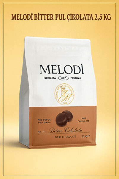 melodi BİTTER PUL ÇİKOLATA 2.5 KG