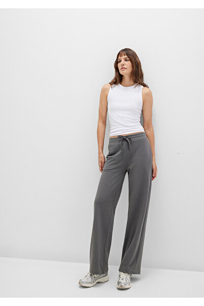 Mavi Wide Leg Gray Basic Sweatpants 1011057-70096