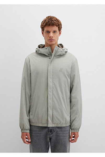 Mavi Water Repellent Hooded Green Coat Regular Fit / Standard Cut 0110614-71484