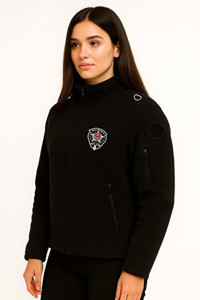 ARTHUR Kışlık Kadın Nakış İşlemeli 5 Cepli Göğüsten Logolu Özel Güvenlik Poları