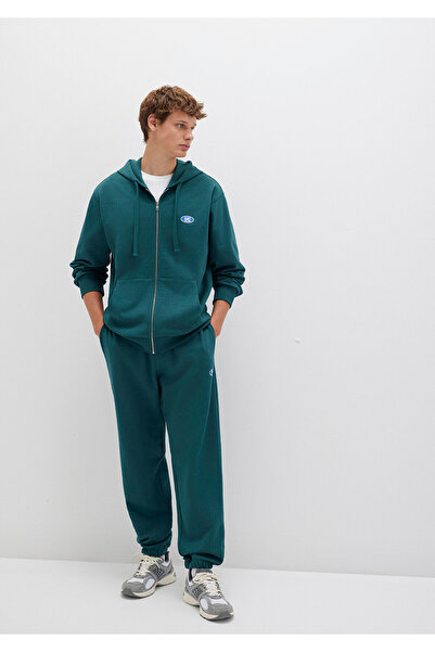 Mavi Πράσινο φούτερ με κουκούλα και φερμουάρ 0S10372-87831