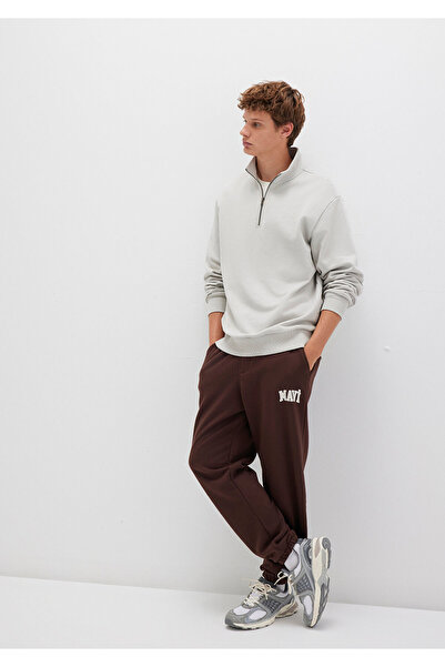 Mavi Logo Printed Brown Sweatpants 0010207-70251