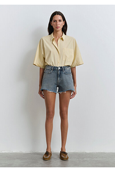 Mavi Rosie 90S Misty Indigo Blue Jean Shorts 1447489740