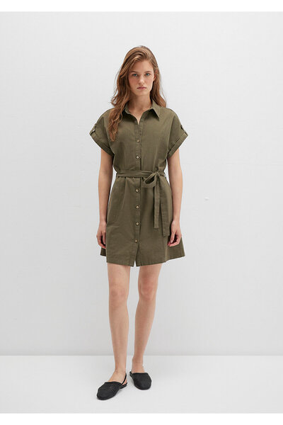 Mavi Φόρεμα Χακί Πουκάμισο 1310723-71549