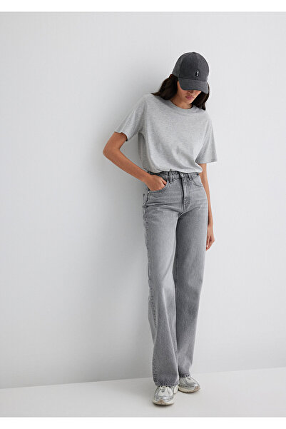 Mavi Victoria Real Blue Light Gray Jean Pants 101072-90392