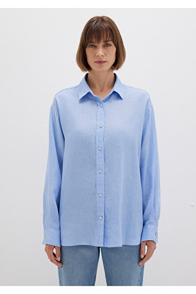 Mavi Λινό πουκάμισο Loose Fit / Loose Relaxed Fit 1210747 -80874