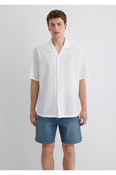 Mavi White Shirt Loose Fit / Loose Relaxed Fit 0211519-70057