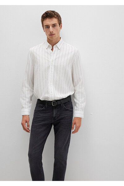 Mavi Ριγέ Λευκό Πουκάμισο Regular Fit / Normal Cut 0211665-90898