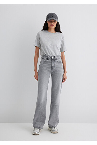 Mavi Victoria Real Blue Light Gray Jean Pants 101072-90392