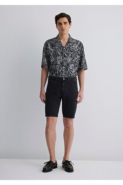 Mavi Lucas Street Dark Gray Jean Shorts 0412607-89928