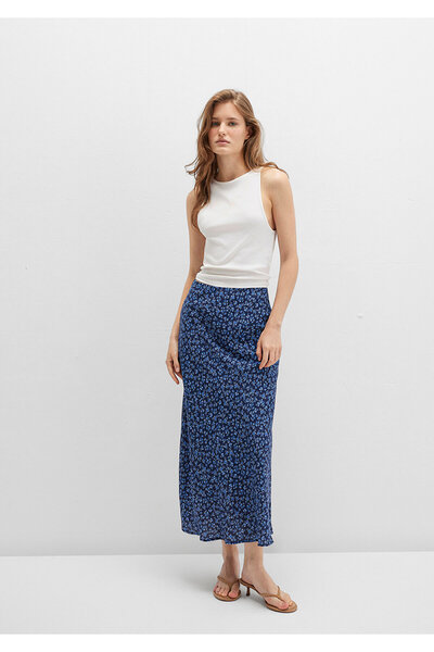 Mavi cu imprimeu Fusta midi bleumarin 1310583-91323