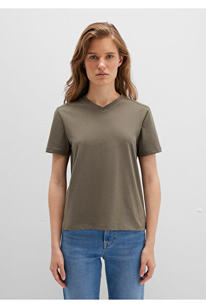 Mavi Khaki Basic T-Shirt Slim Fit / Slim Fit 1613536-86961