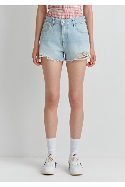 Mavi Tyra 90S Ice Blue Jean Shorts 1410011-89737