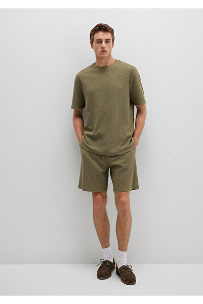 Mavi Μπλουζάκι με υφή Khaki Basic Loose Fit / Loose Relaxed Fit 0612829-71816