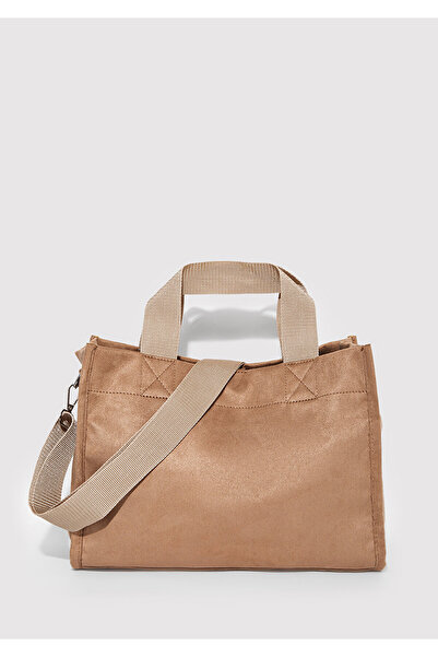 Mavi Beige Tragetasche aus Kunstwildleder 1912081-32322