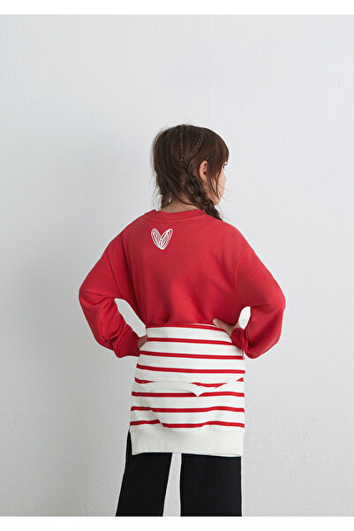 Mavi Bedrucktes rotes Sweatshirt 7S10131-84538