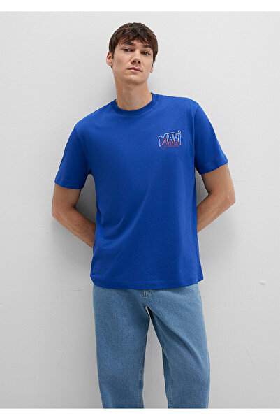 Mavi Jeans-bedrucktes T-Shirt mit lockerer Passform / lockerer, entspannter Passform 0612937-70907