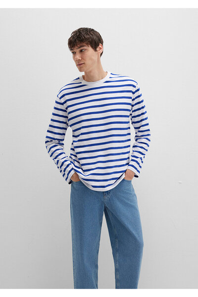 Mavi Ριγέ μπλουζάκι Loose Fit / Loose Relaxed Fit 0612857-70907