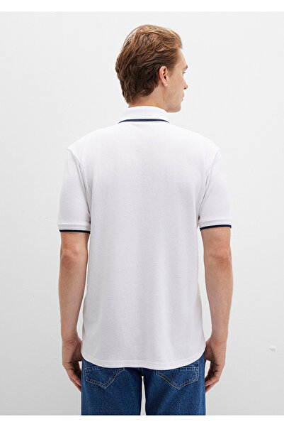 Mavi Λευκό μπλουζάκι Polo Regular Fit / Normal Cut 0612893-620