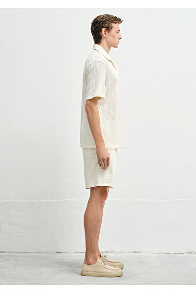 Mavi Textured Ecru Shirt Regular Fit / Regular Cut 0211596-70058