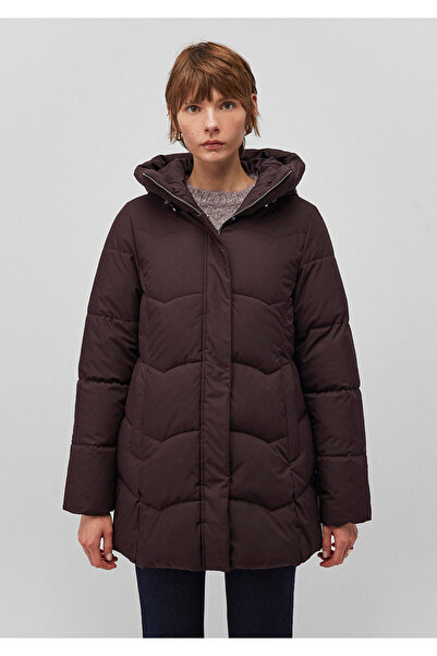 Mavi Water Repellent K Hooded Brown Inflatable Jacket 1110439-88083