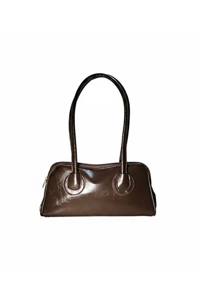 Arvelia Geantă retro din piele moale, pentru mână și umăr