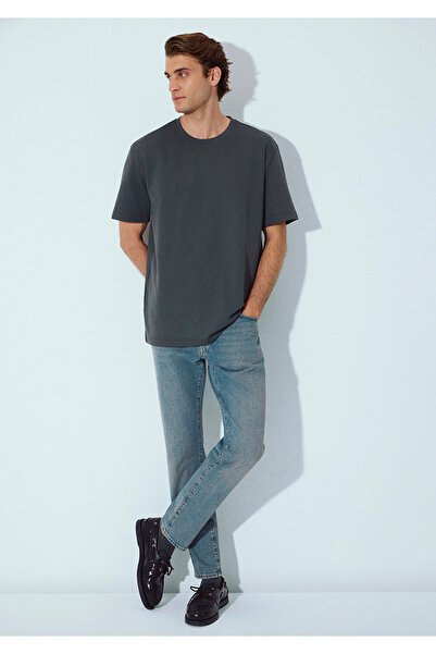 Mavi Black Green Basic T-Shirt Loose Fit / Relaxed Fit 0612731-71598