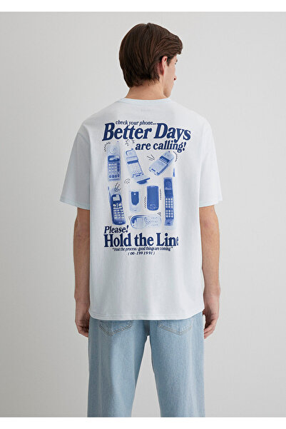 Mavi Better Days Printed Outdoor T-Shirt Loose Fit / Loose Relaxed Fit 0612462-70793