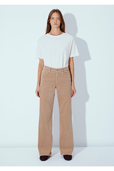 Mavi Malibu Brown Velvet Trousers 1010152 -88345