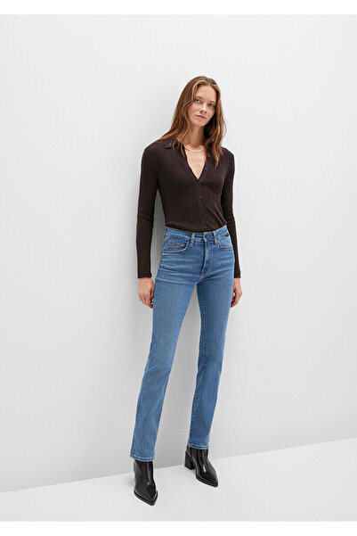 Mavi Kendra Gold Luxury Vintage Indigo Blue Jean Παντελόνι 1074689169