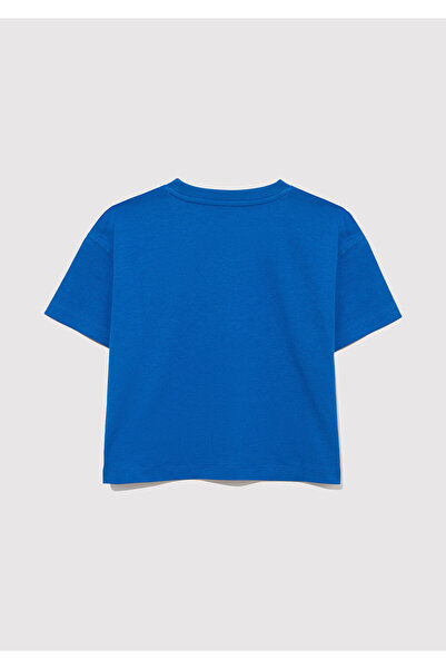 Mavi Tricou albastru crop cu imprimeu MVJNS, cu o formă lejeră/cu o formă lejeră 7610275 -70910