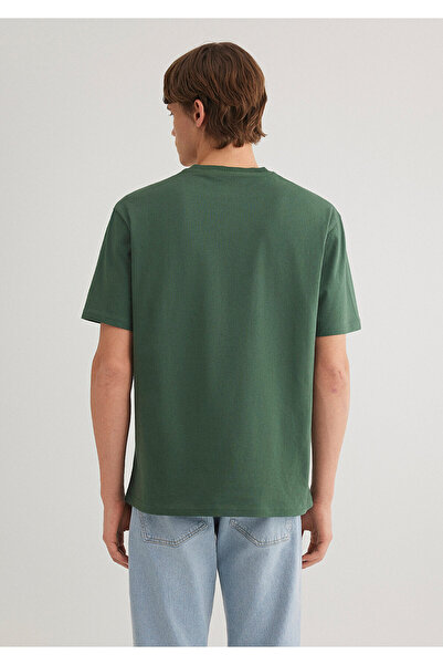 Mavi Τζιν κεντημένο πράσινο μπλουζάκι Loose Fit / Loose Relaxed Fit 0612523 -81570