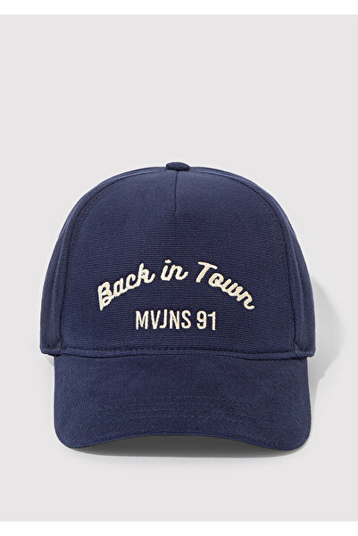 Mavi Back In Town Nakışlı Lacivert Şapka 0911883-30717