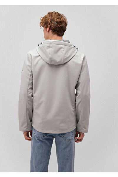 Mavi Сірий піджак з капюшоном, прямий крій 0110357-70074