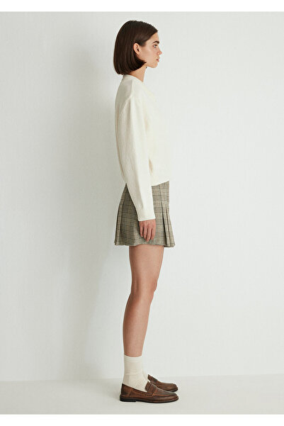 Mavi Ecru Regular Fit Zippered Cardigan - 1710527 -82127