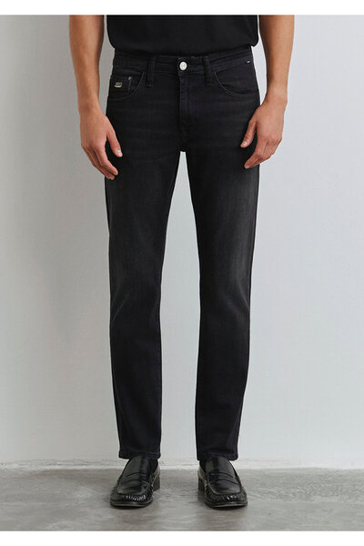 Mavi Jake Lux Schwarz Anthrazit Jean Hose 0042286544