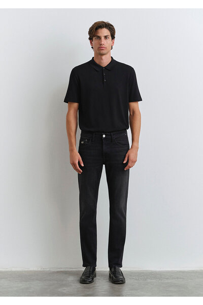 Mavi Jake Lux Schwarz Anthrazit Jean Hose 0042286544