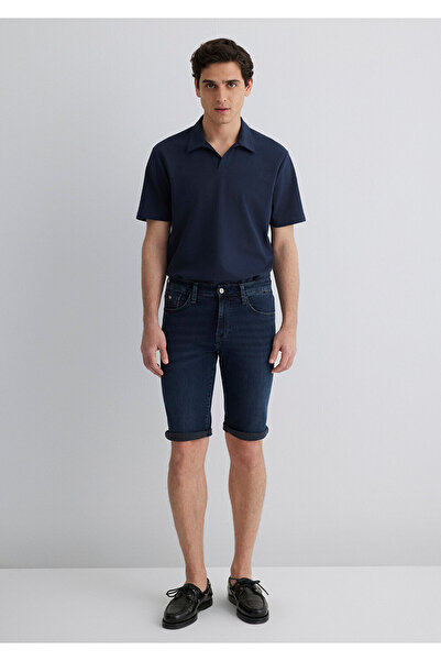 Mavi Nicholas Blue Premium Midnight Blue Jean Shorts0416087141